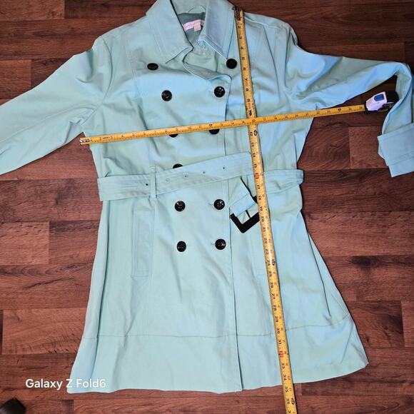 New York & Company trench coat Mint green new size xl - Picture 6 of 8